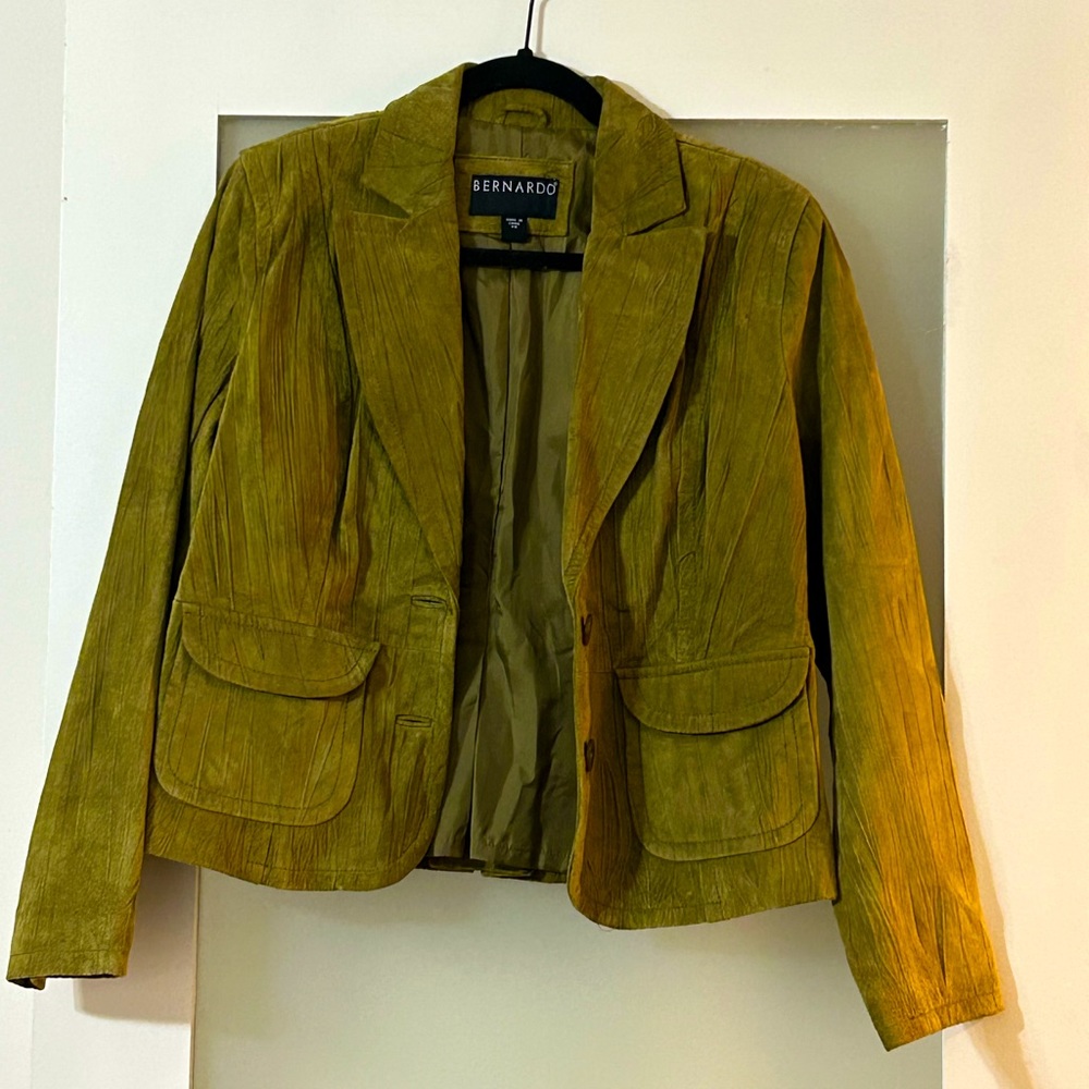 Bernardo Suede Leather Jacket